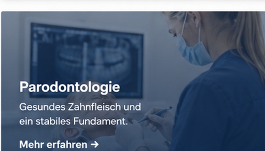 Röntgenbild während einer zahnärztlichen Besprechung – Parodontologie