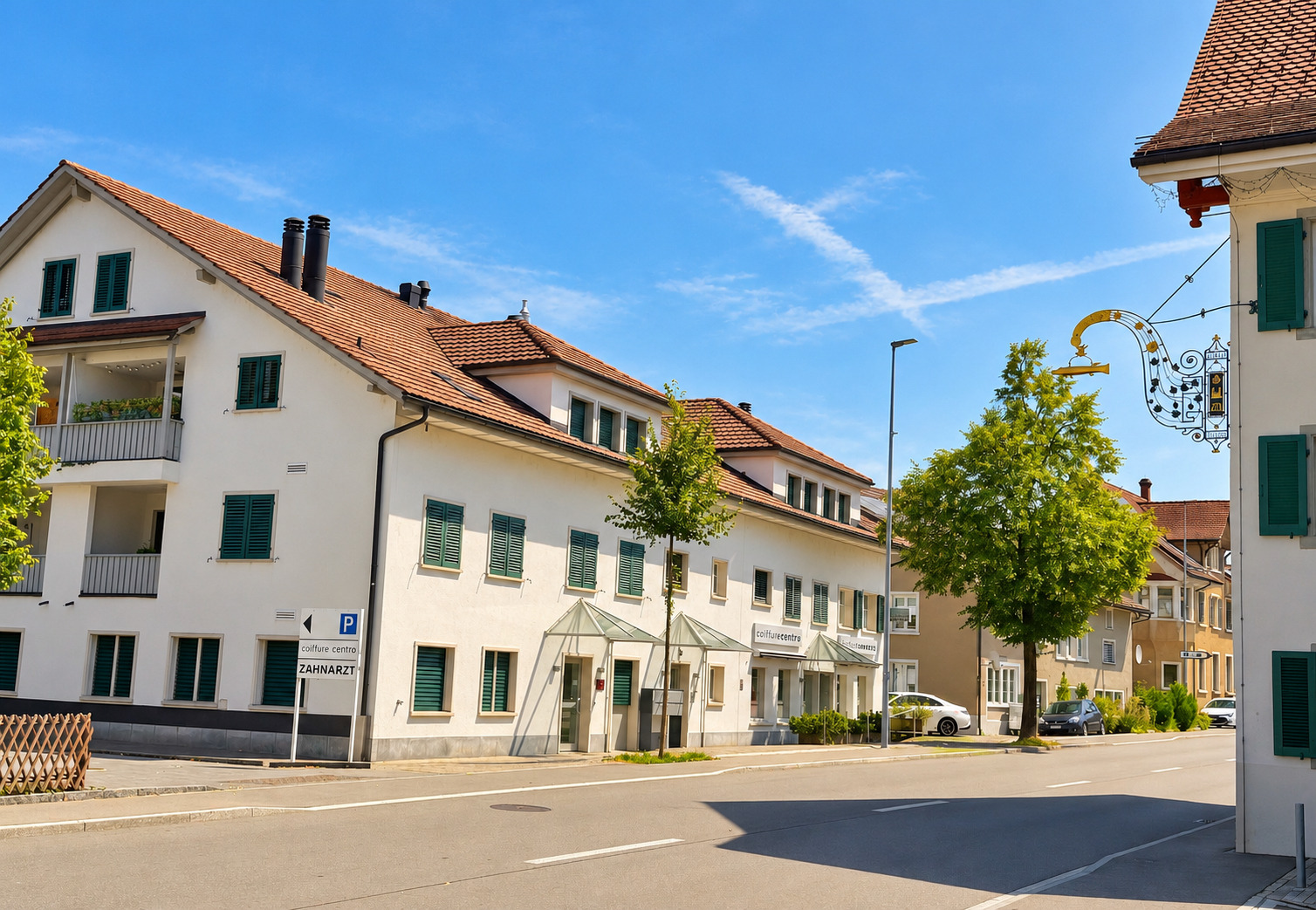 Praxisgebäude der Zahnarztpraxis Müller in Fehraltorf